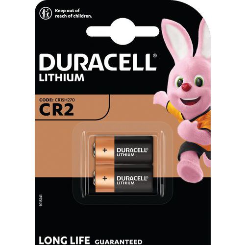 CR2 lithiumbatteri - Pakke med 2 - Duracell