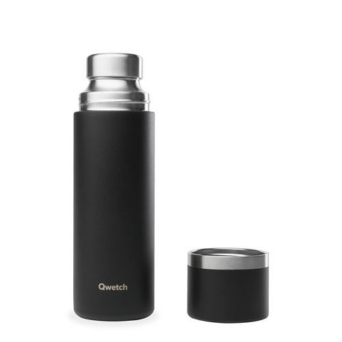 Termokande flaske Thermo Active Mat sort - 750ml - Qwetch Termokande flaske Thermo Active Mat sort - 750ml - Qwetch