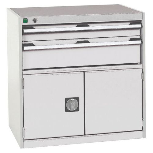 Skab med skuffer Cubio 800x800x525 mm – Bott
