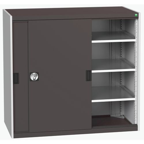 Skab med skydelåger Cubio 1300x650x1200 mm – Bott