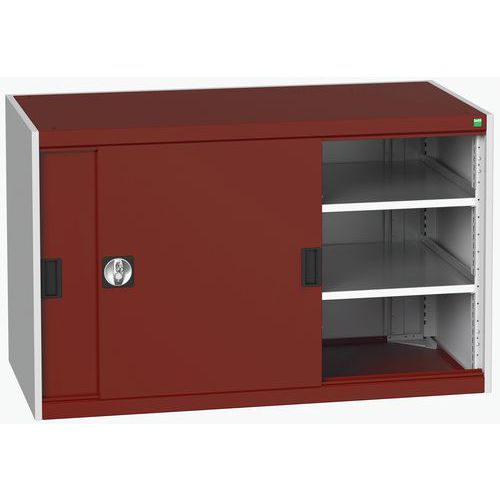 Skab med skydelåger Cubio 1300x650x800 mm – Bott