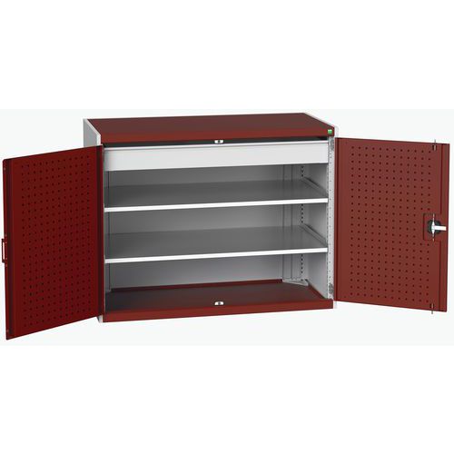 Kombineret kraftigt Cubio-skab 1300x650x1000 mm – Bott