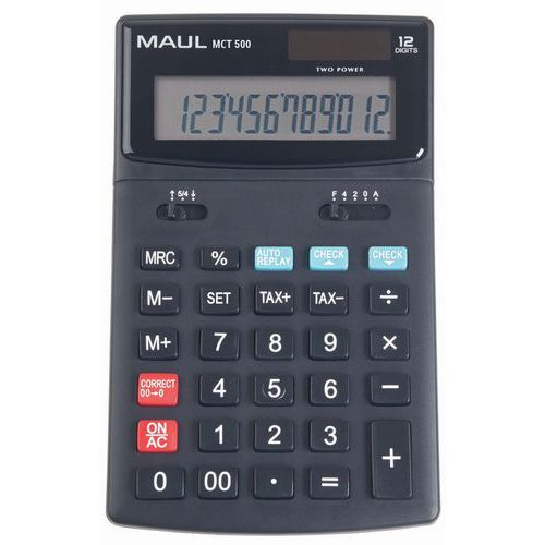 Kontorberegner MCT 500 - 12 nøgler - Maul Kontorberegner MCT 500 - 12 nøgler - Maul