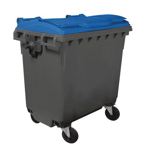 4-hjulet affaldscontainer – 770 l – Mobil Plastic