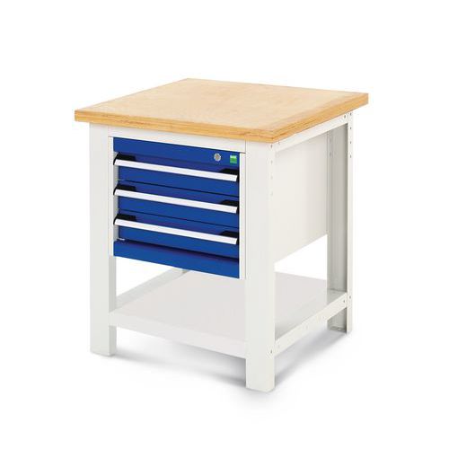 Cubio arbejdsbord med skuffer – Bredde 75 cm