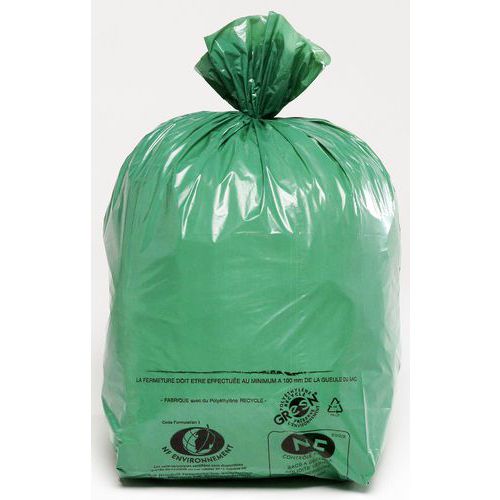 Affaldspose 50L PEbd genbrugt NF Miljø - Let affald - Jetsac Affaldspose 50L PEbd genbrugt NF Miljø - Let affald - Jetsac