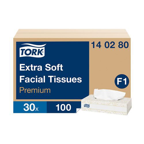 Ansigtsserviet Tork Extra Soft F1 (30x100 stk)
