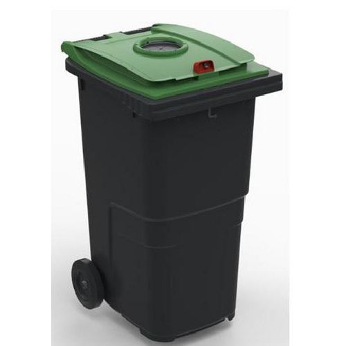Mobil beholder til kildesortering af affald - 240 L - Glas Mobil beholder til kildesortering af affald - 240 L - Glas