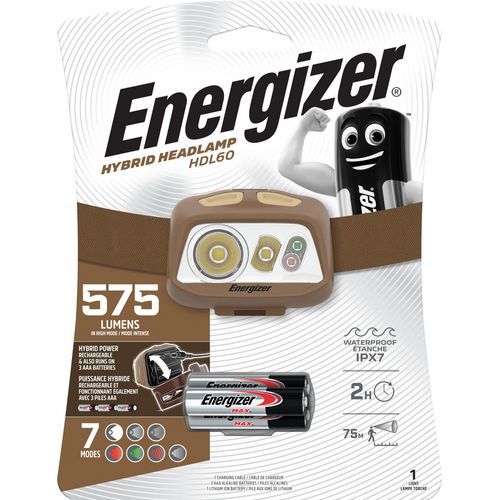Forlygte HDL60 - 575 lumen - Energizer