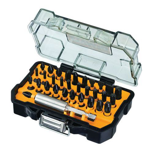 Bitsæt 35 stk slagtorsion 25 mm + 1 bitholder - Dewalt Bitsæt 35 stk slagtorsion 25 mm + 1 bitholder - Dewalt