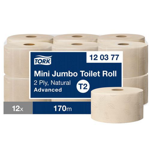 Toiletpapir - Mini Jumbo - T2 Advanced - Tork Toiletpapir - Mini Jumbo - T2 Advanced - Tork
