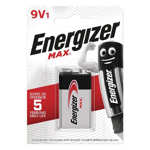 Max 9V-batteri - Energizer