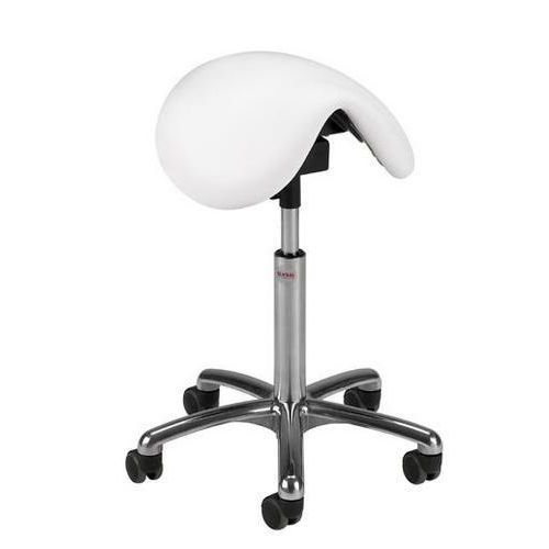 Sadelstol Pinto hvid - Global Professional Seating