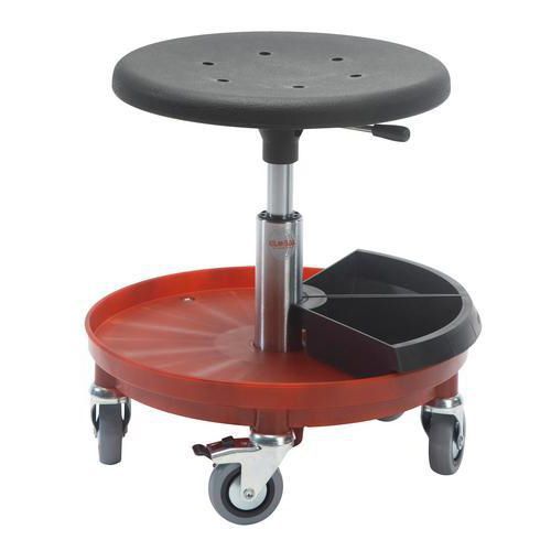 Kørestol lav med værktøjshylde - Global Professional Seating