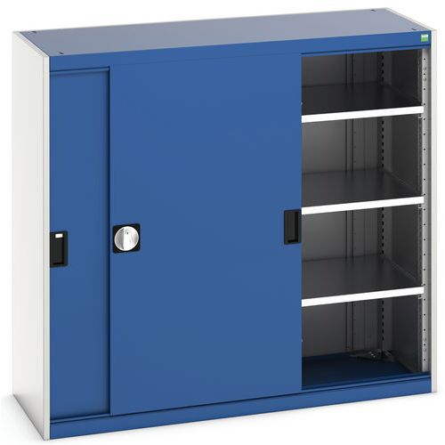 Skab med skydelåger Cubio 1300x525x1200 mm – Bott