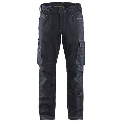Service buks Denim stretch Marineblå
