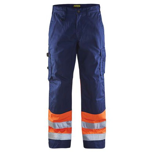 High Vis Buks Marineblå/High Vis Orange - Blåkläder