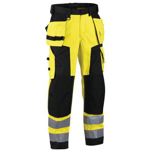 High Vis Softshell Buks High Vis Gul/Sort