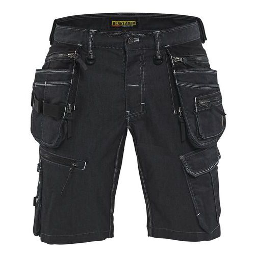 Håndværker Shorts stretch X1900 Sort