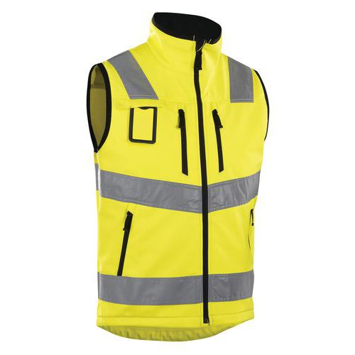 High Vis Softshell Vest High Vis Gul