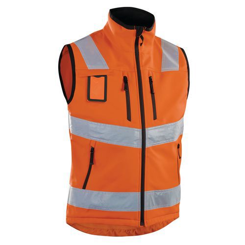 High Vis Softshell Vest High Vis Orange