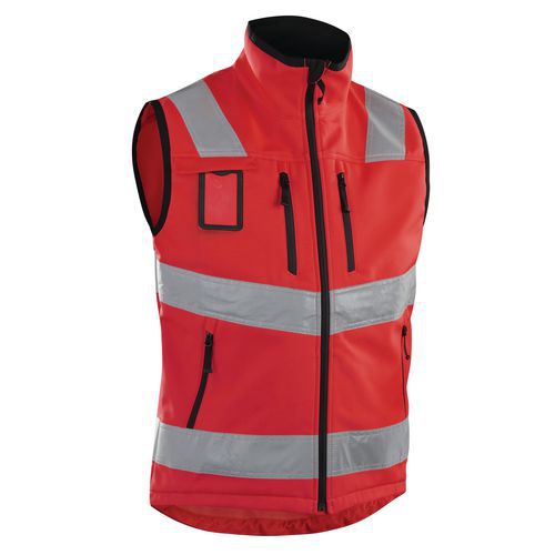 High Vis Softshell Vest High Vis Rød