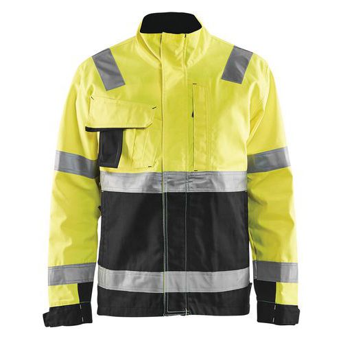 High Vis Arbejdsjakke High Vis Gul/Sort