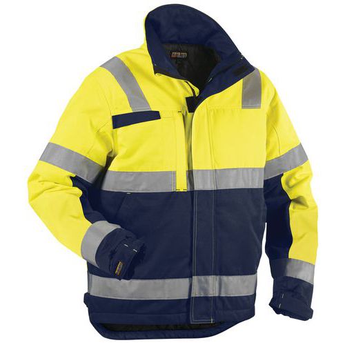High Vis Vinterjakke High Vis Gul/Marineblå