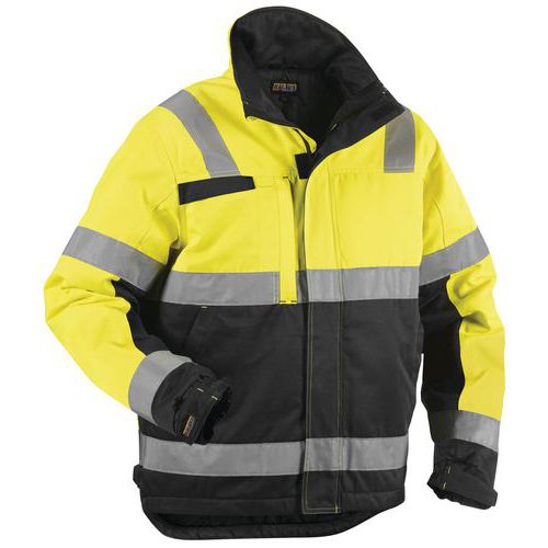 High Vis Vinterjakke High Vis Gul/Sort