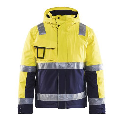 High Vis Vinterjakke High Vis Gul/Marineblå