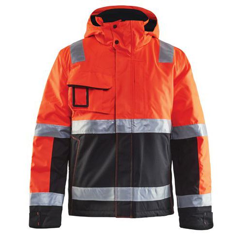 High Vis Vinterjakke High Vis Rød/Sort
