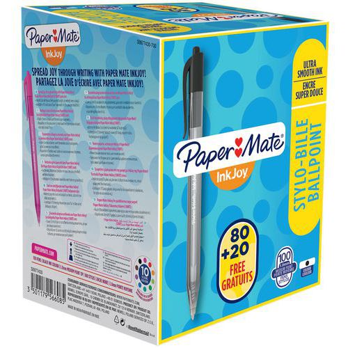 Udtrækkelig kuglepen Inkjoy® 100 - Papermate Udtrækkelig kuglepen Inkjoy® 100 - Papermate