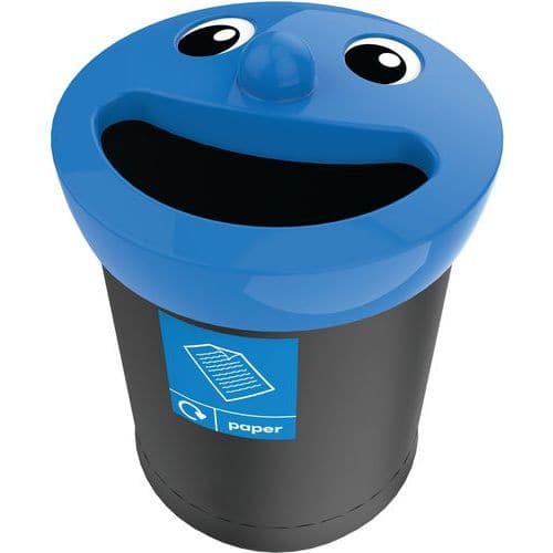 Affaldssorteringsspand Smiley Face 52L papir Vepabins