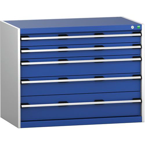 Skab med skuffer SL-1068-5.2 med 5 skuffer til tunge belastninger – Bott