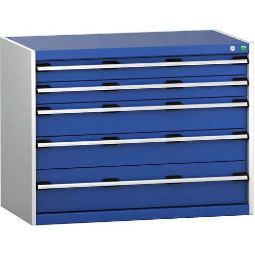 Skab med skuffer SL-1068-6.4 med 6 skuffer til tunge belastninger – Bott