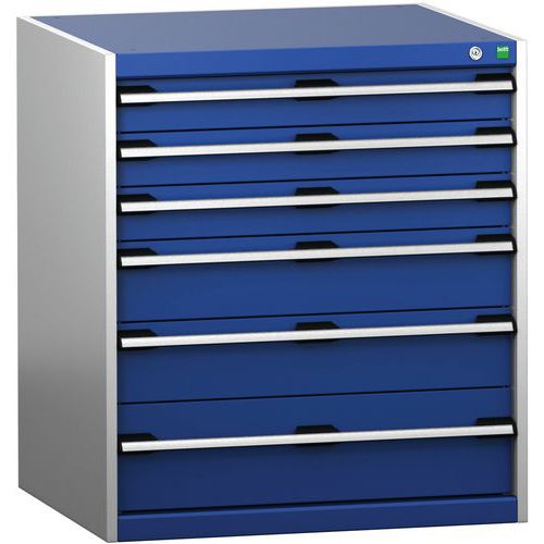 Skab med skuffer SL-879-6.4 med 6 skuffer til tunge belastninger – Bott