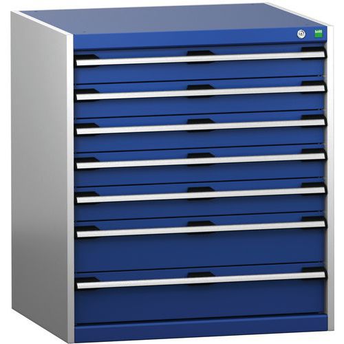 Skab med skuffer SL-879-7.2 med 7 skuffer til tunge belastninger – Bott