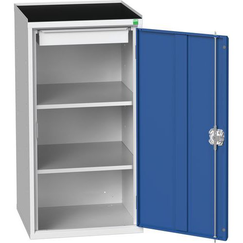 Skab Verso med øko-døre 525x550x1015, 2 hylder, 1 skuffe – Bott