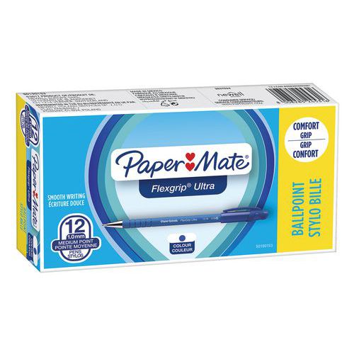 Kuglepen med kork - Flexgrip Ultra - Papermate