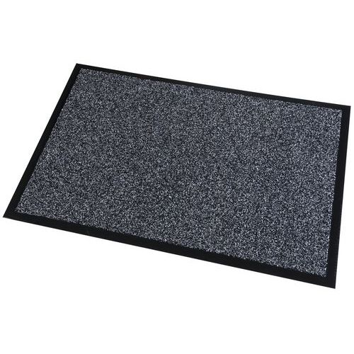 Premium tæppe med fløjlslook, grå - Paperflow
