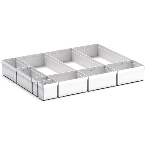 Opbevaringskasser til Cubio EKK-65100 skuffe, 10 rum – Bott