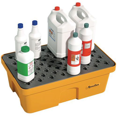 Opsamlingsbeholder 40 l med/uden gitter - Manutan Expert Opsamlingsbeholder 40 l med/uden gitter - Manutan Expert