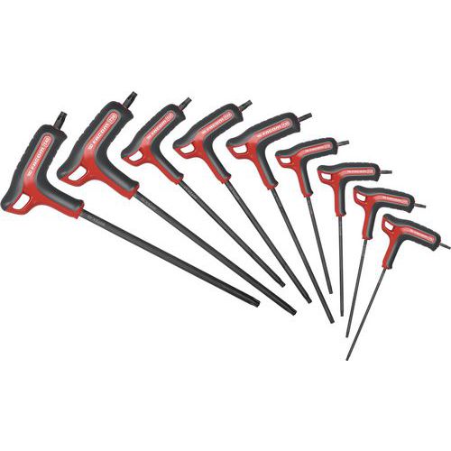Sæt med 9 P-formede Torx-nøgler - Facom