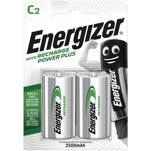 Genopladeligt batteri C/LR14 - Pakke med 2 - Energizer