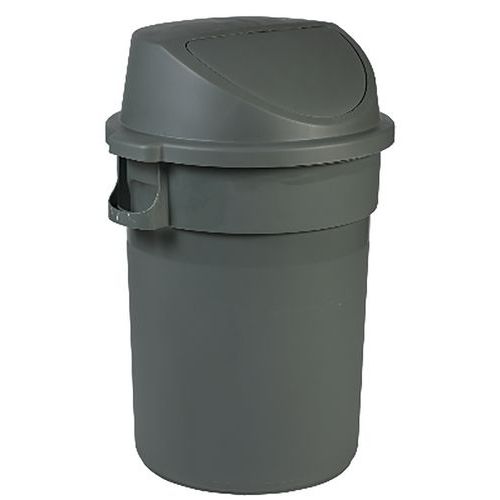 Affaldsspand med skubbelåg, 120 l – Probbax