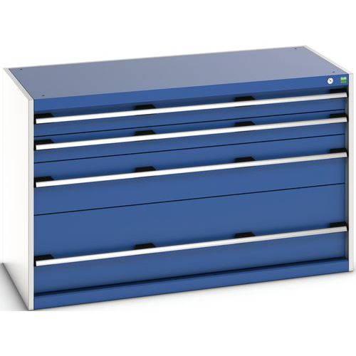 Skab med skuffer SL-1368-4.2 med 4 skuffer til tunge belastninger – Bott