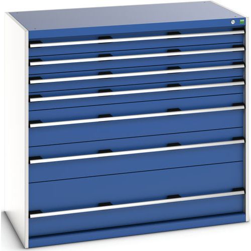 Skuffeskab SL-13712-7.2 med 7 skuffer til tunge belastninger_Bott