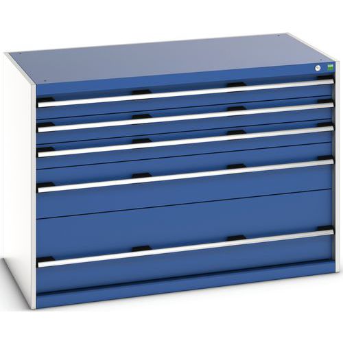 Skuffeskab SL-1379-5.2 med 5 skuffer til tunge belastninger - Bottom