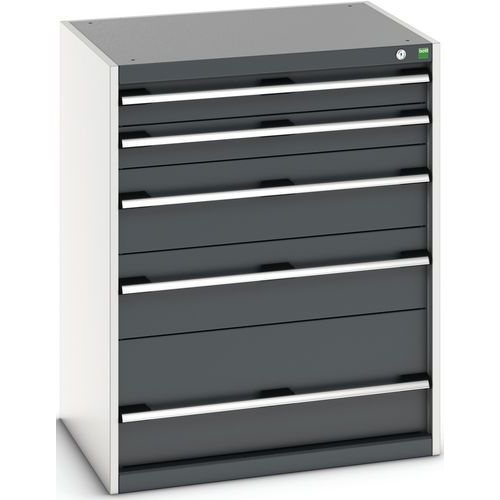 Skab med 5 skuffer SL-8610-5.4 til tung last – Bott