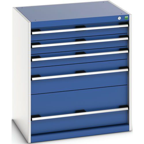 Skab med 5 skuffer SL-869-5.2 til tung last – Bott